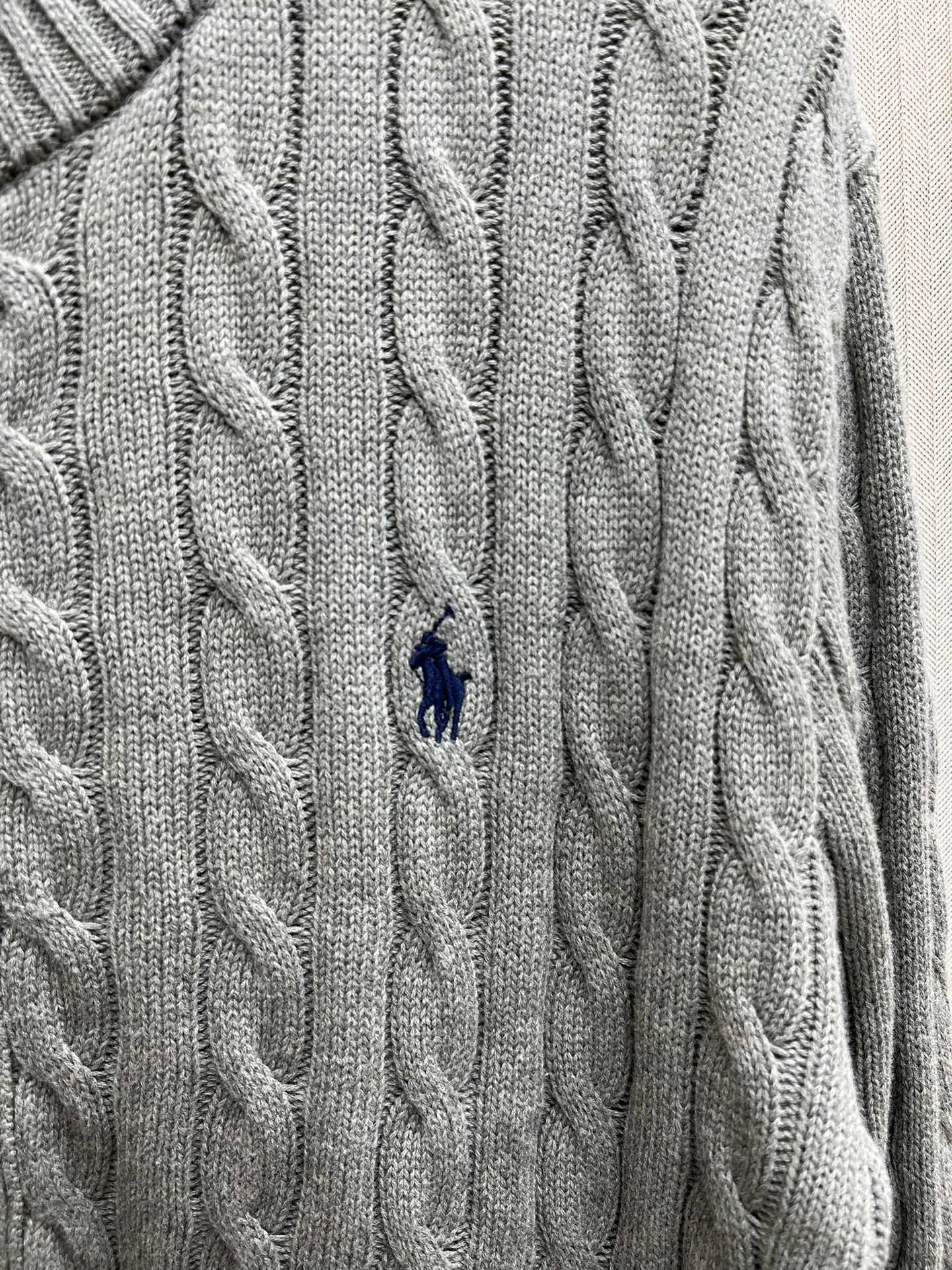 P430 POLO 25ss new cable knitted cardigan, high version for men and women. Code number: M.L.XL.XXL.
